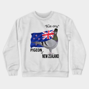 Pigeon of New Zealand Greeting Crewneck Sweatshirt